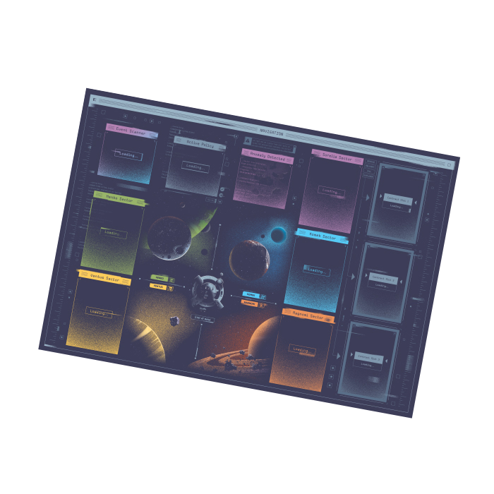 Moonrakers: Nomad Navigation Neoprene Playmat
