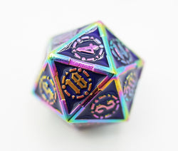 Foam Brain Games: Metal RPG Dice Set - Oceanus Treasure Sword