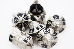 Foam Brain Games: Dice 51 Onyx Ethers - Metal Dice Set