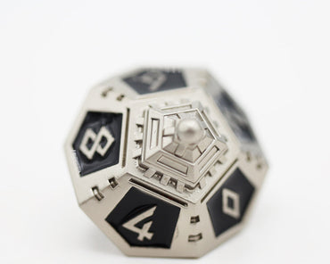 Foam Brain Games: Dice 51 Onyx Ethers - Metal Dice Set