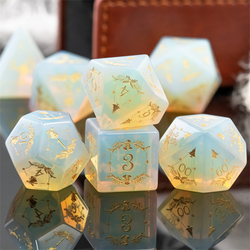 Foam Brain Games: Opalite with Embellishment - Engraved with Gold