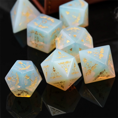 Foam Brain Games: Opalite with Embellishment - Engraved with Gold