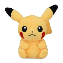 Plushie: Pokemon - Pikachu Sitting Cuties (5.25 in)