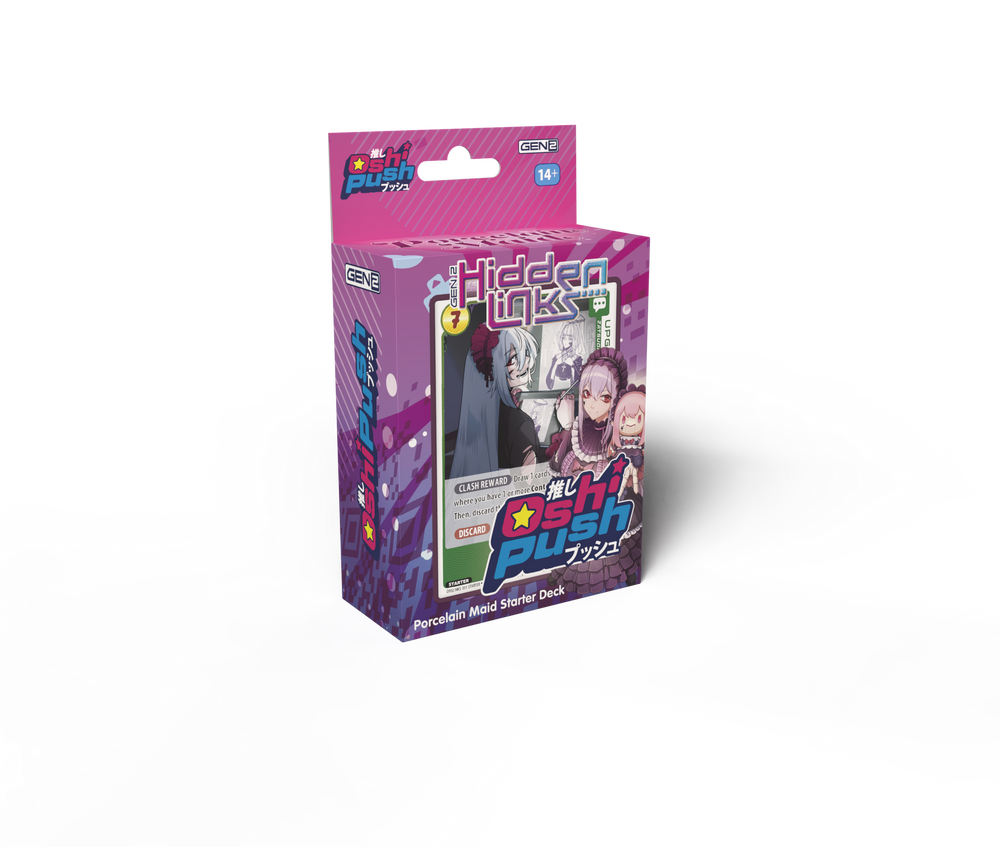 Oshi Push TCG: Gen Two Hidden Links - Starter Deck Display (Porcelain Maid)
