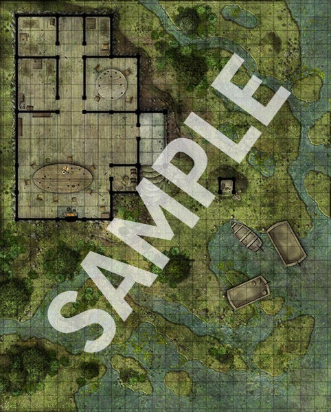Pathfinder Flip-Mat: Bayou Hideout