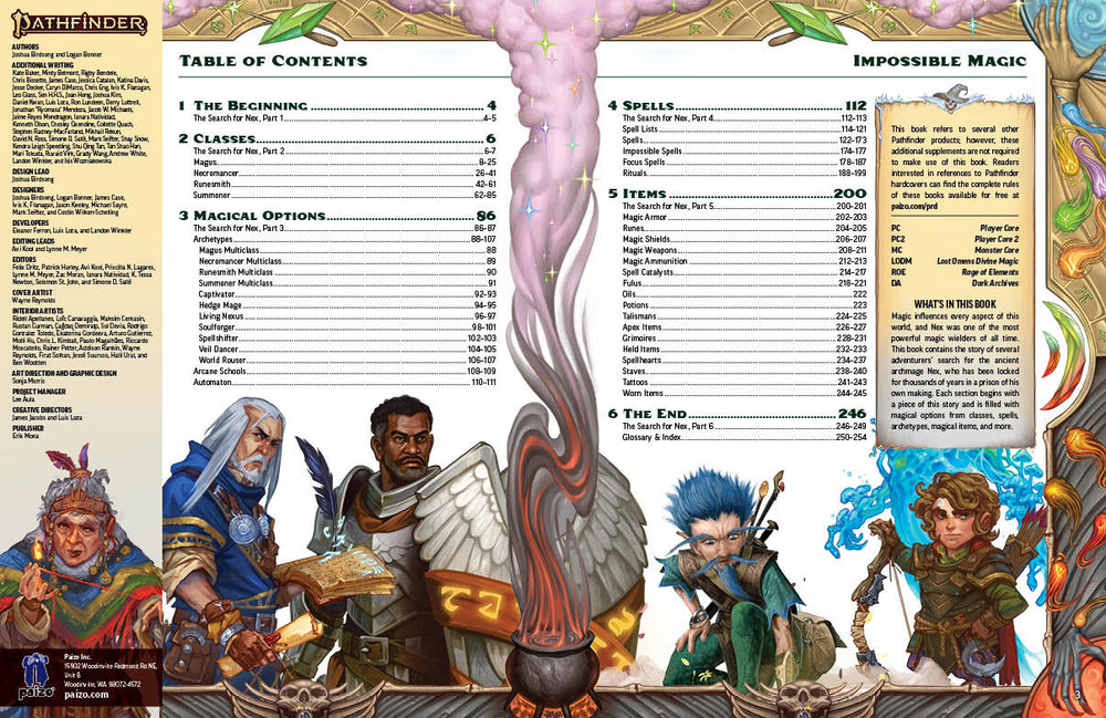 Pathfinder RPG: Impossible Magic - Sketch Edition