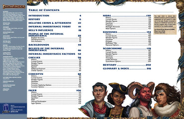 Pathfinder 2E: Lost Omens Cheliax, Infernal Inheritance (Hardcover)