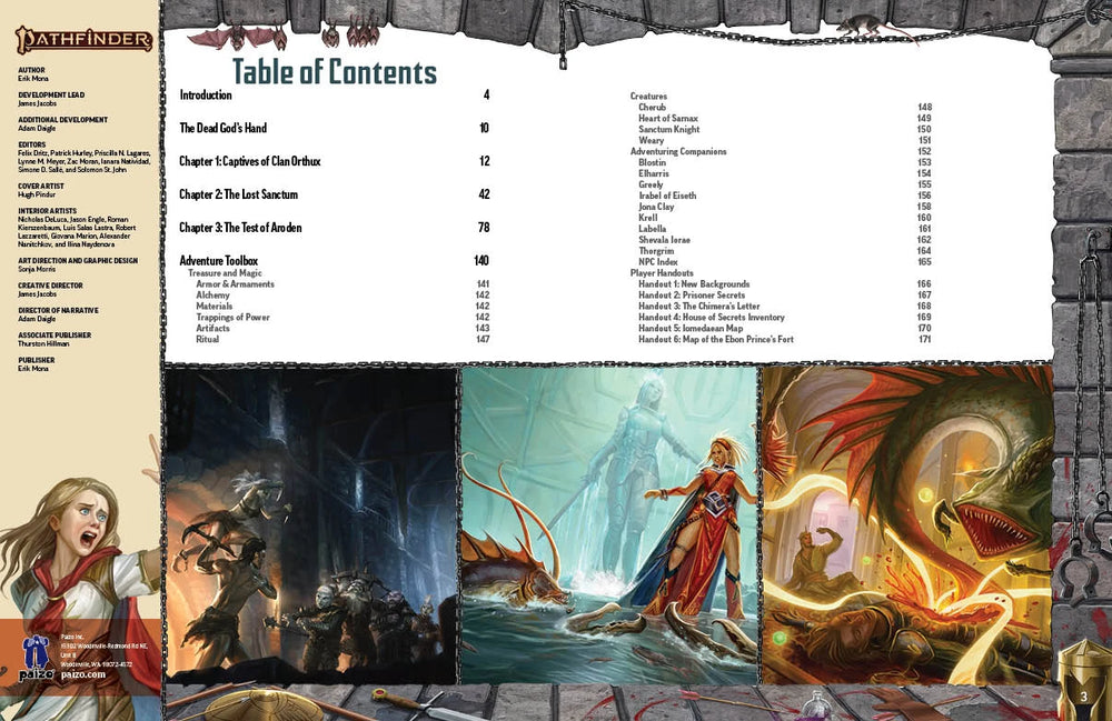 Pathfinder RPG: Adventure Dead Gods Hand 2E (Special Edition)