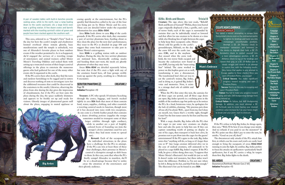 Pathfinder RPG: Adventure Pat Bastion Blasphemies - Special Edition