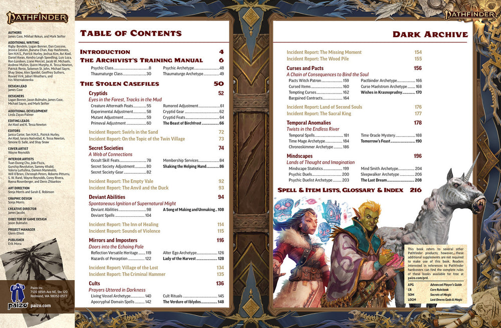 Pathfinder 2E: Dark Archive Remastered (Pocket Edition)