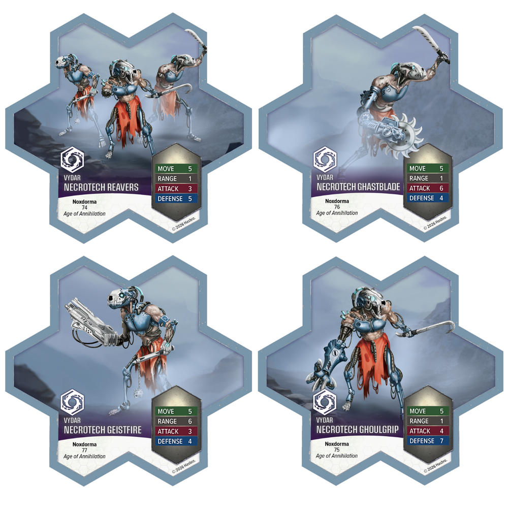 Heroscape: Army Expansion - Upgraded Necrotech Reavers