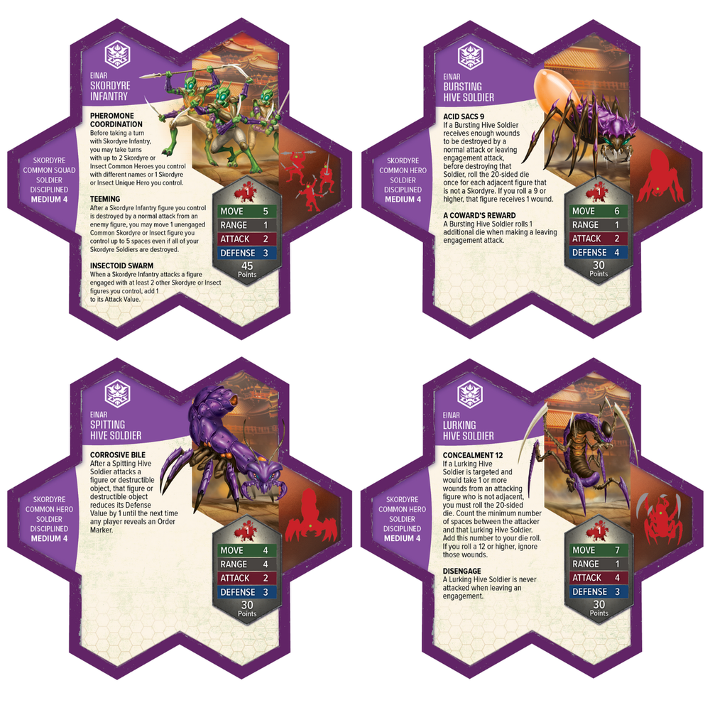 Heroscape: Army Expansion - Skordyre Soldiers