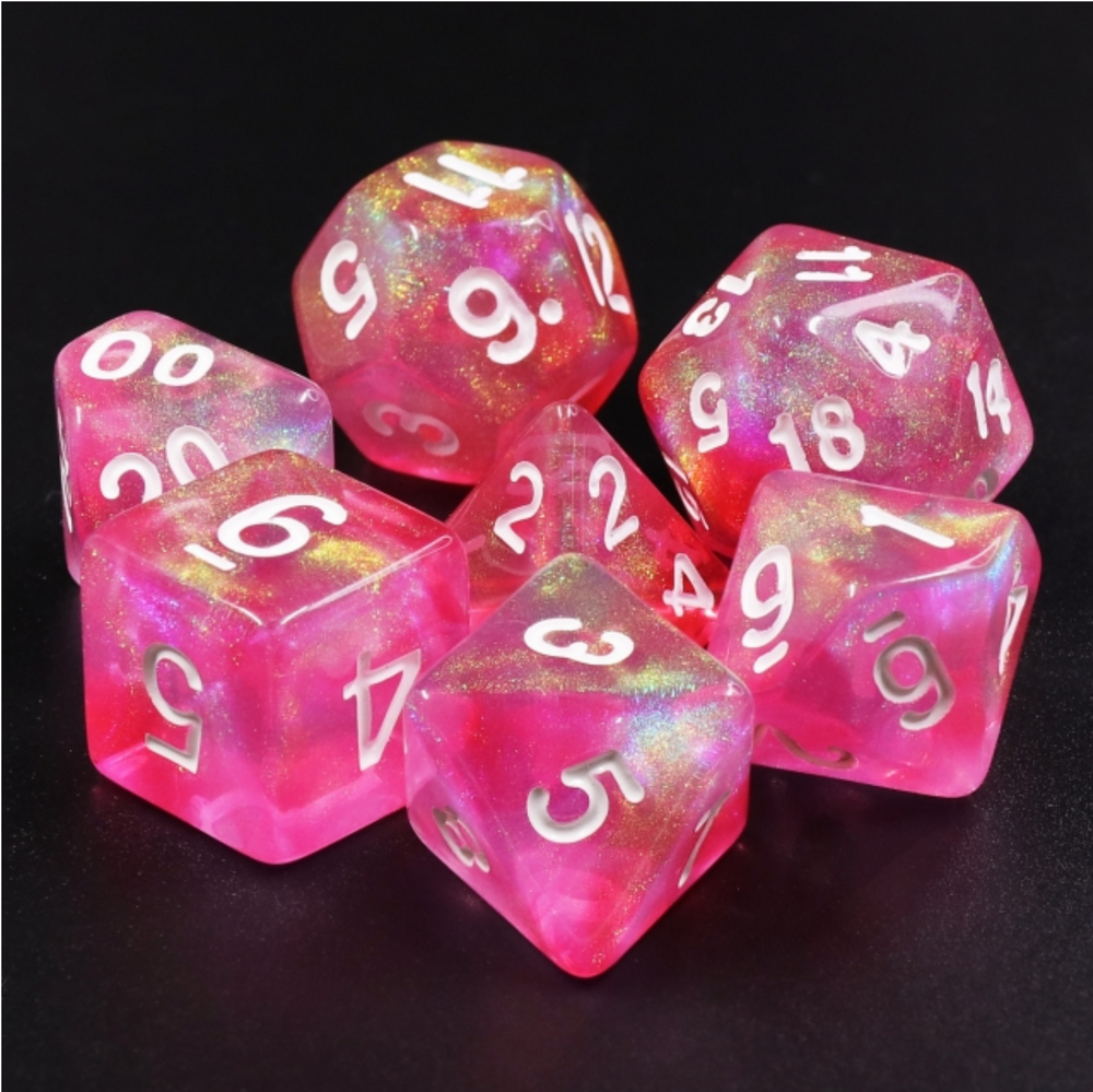 Foam Brain Games: Pink Bunny Dice Set