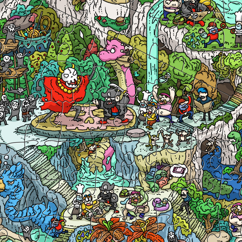 Magic Puzzle Company: The Peckish Pirates - 1000 Piece Jigsaw Puzzle