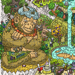 Magic Puzzle Company: The Peckish Pirates - 1000 Piece Jigsaw Puzzle