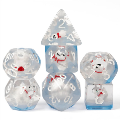 Foam Brain Games: Polar Bear RPG Dice Set