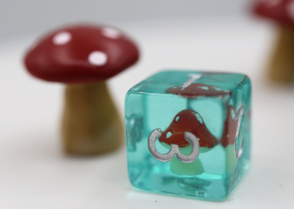 Foam Brain Games: Power Up Mushroom RPG Dice Set