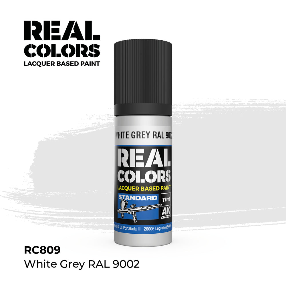 AK Interactive Real Colors - White Grey RAL 9002 (18ml)