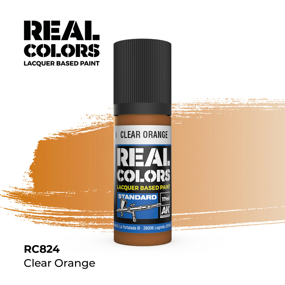 AK Interactive Real Colors - Clear Orange (18ml)