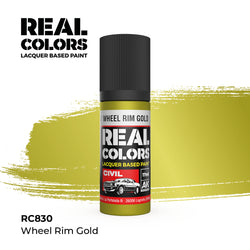 AK Interactive Real Colors - Wheel Rim Gold (18ml)