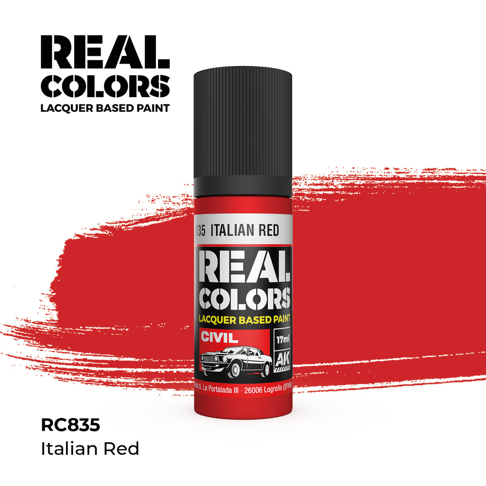 AK Interactive Real Colors - Italian Red (18ml)