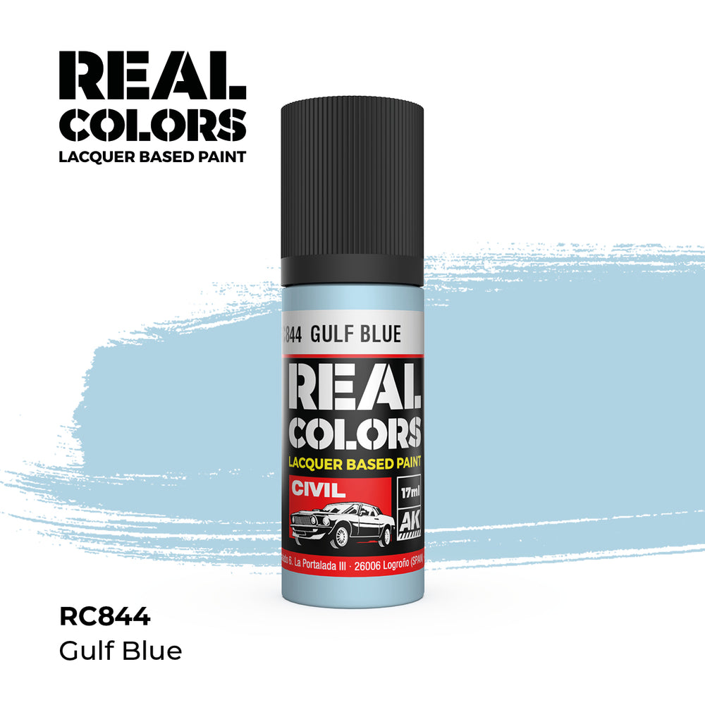 AK Interactive Real Colors - Gulf Blue (18ml)