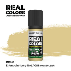 AK Interactive Real Colors - Elfenbein-Ivory RAL 1001 (Interior Color) (18ml)