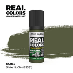 AK Interactive Real Colors - Slate No.34 (BS381) (18ml)