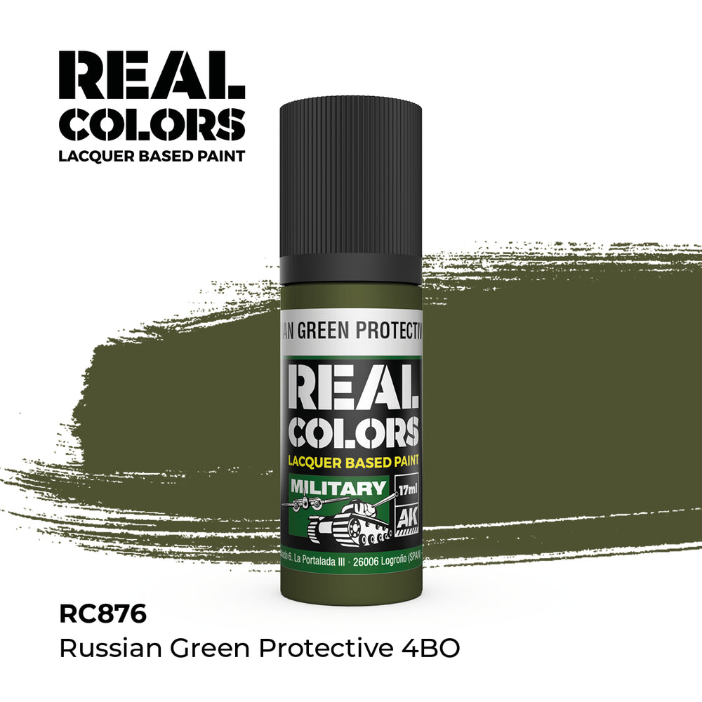 AK Interactive Real Colors - Russian Green Protective 4BO (18ml)