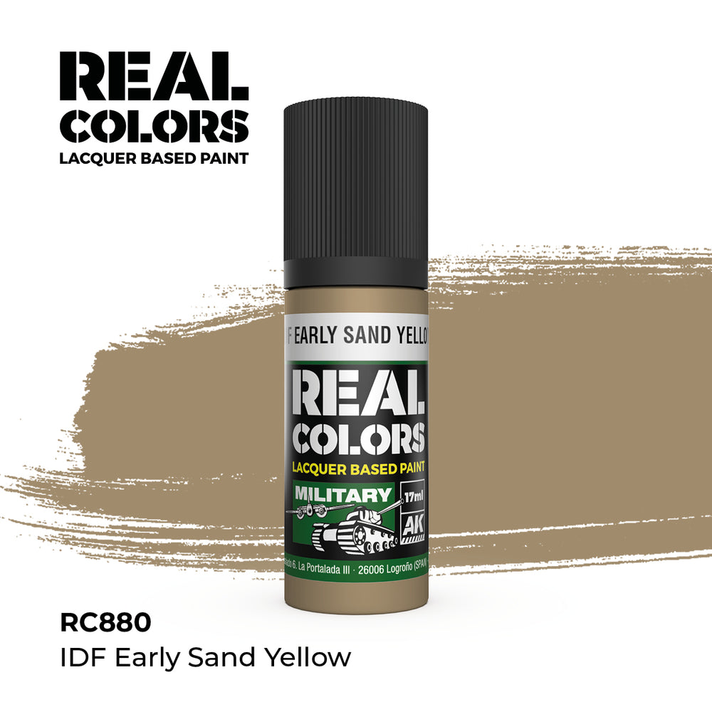 AK Interactive Real Colors - IDF Early Sand Yellow (18ml)