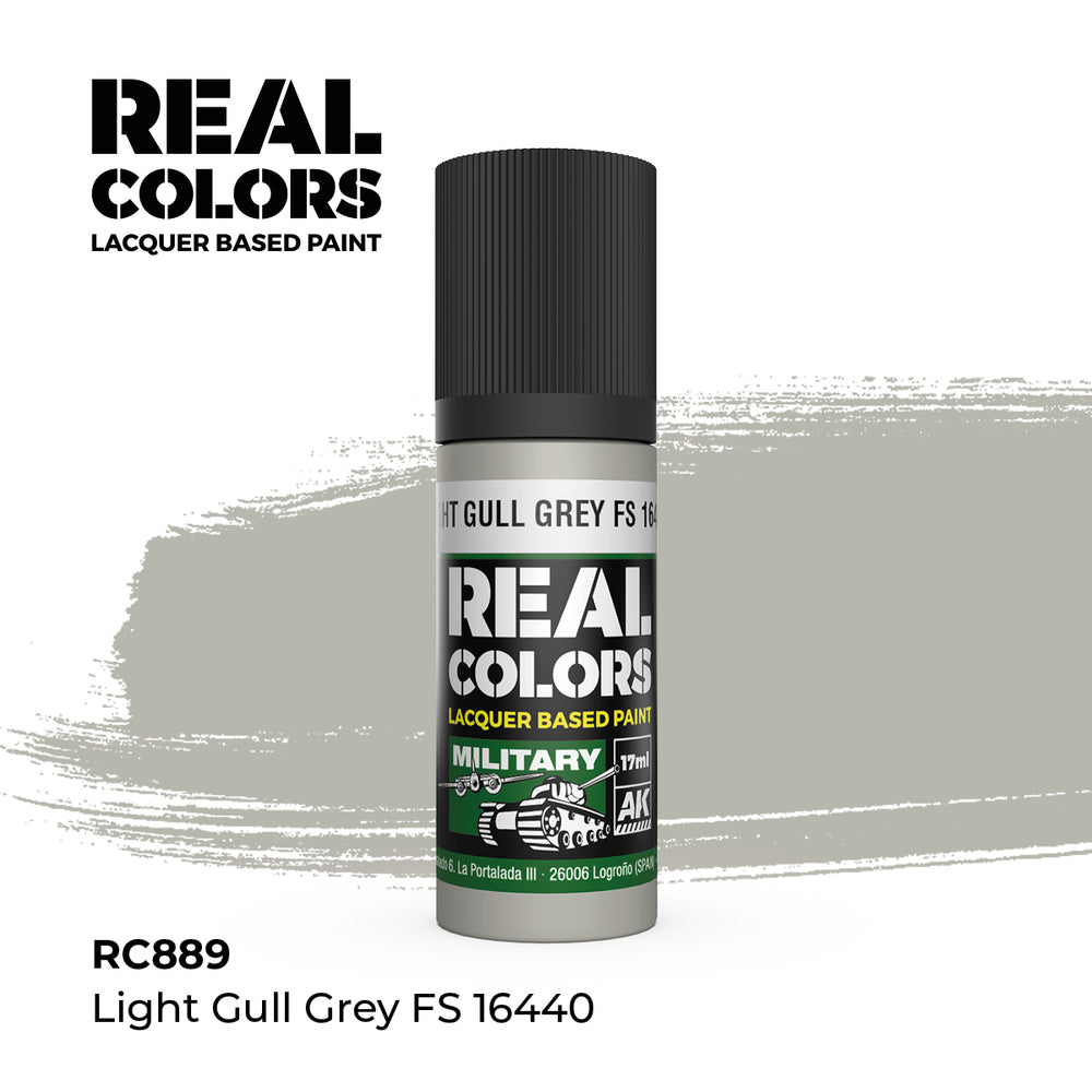 AK Interactive Real Colors - Light Gull Grey FS 16440 (18ml)