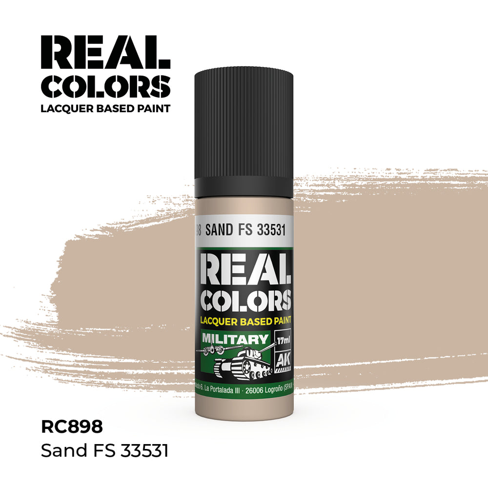 AK Interactive Real Colors - Sand FS 33531 (18ml)