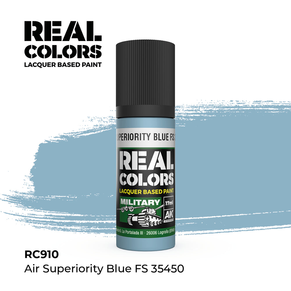 AK Interactive Real Colors - Air Superiority Blue FS 35450 (18ml)