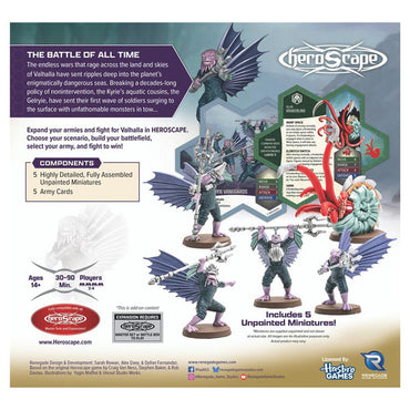 Heroscape: Krakenling & Gelryie Vanguard Expansion