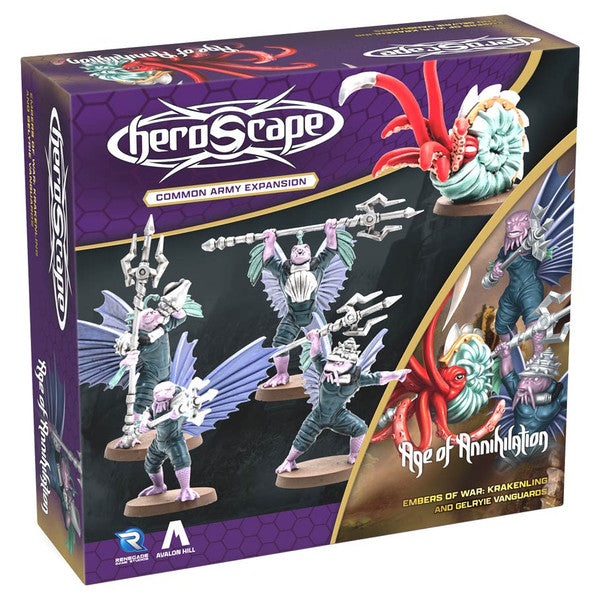 Heroscape: Krakenling & Gelryie Vanguard Expansion