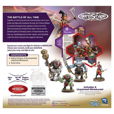 Heroscape: Embers of War - Crimson Widow and Dreadnaughts of Caraway Cavern