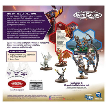 Heroscape: Embers of War - Greatbow Archers and Scions of Icaria