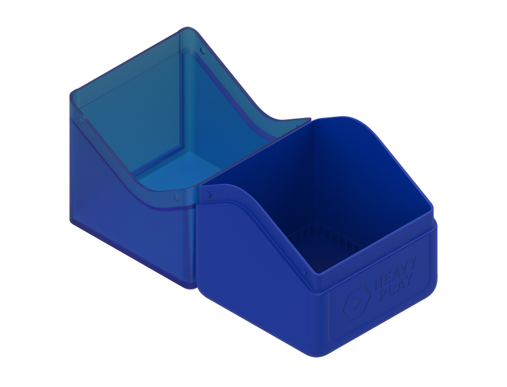 Heavy Play RFG Deck Box: 100 Double Sleeved - Wizard Blue