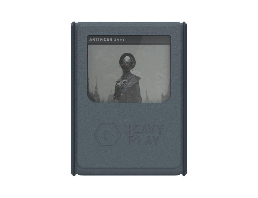 Heavy Play RFG Deck Box MAX: 80 Double Sleeved Artificer Grey