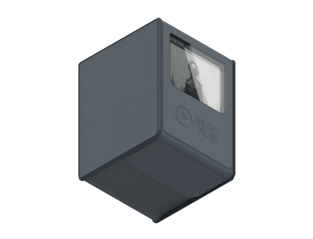 Heavy Play RFG Deck Box MAX: 80 Double Sleeved Artificer Grey