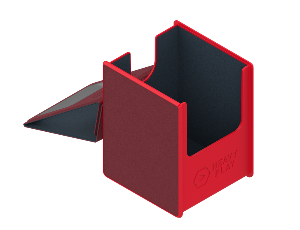 Heavy Play RFG Deck Box MAX: 100 Double Sleeved Barbarian Red