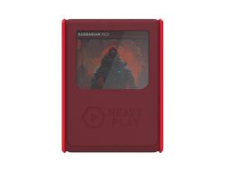 Heavy Play RFG Deck Box MAX: 80 Double Sleeved Barbarian Red