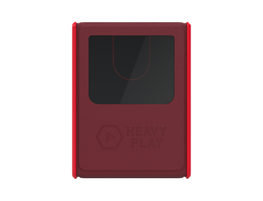 Heavy Play RFG Deck Box MAX: 100 Double Sleeved Barbarian Red