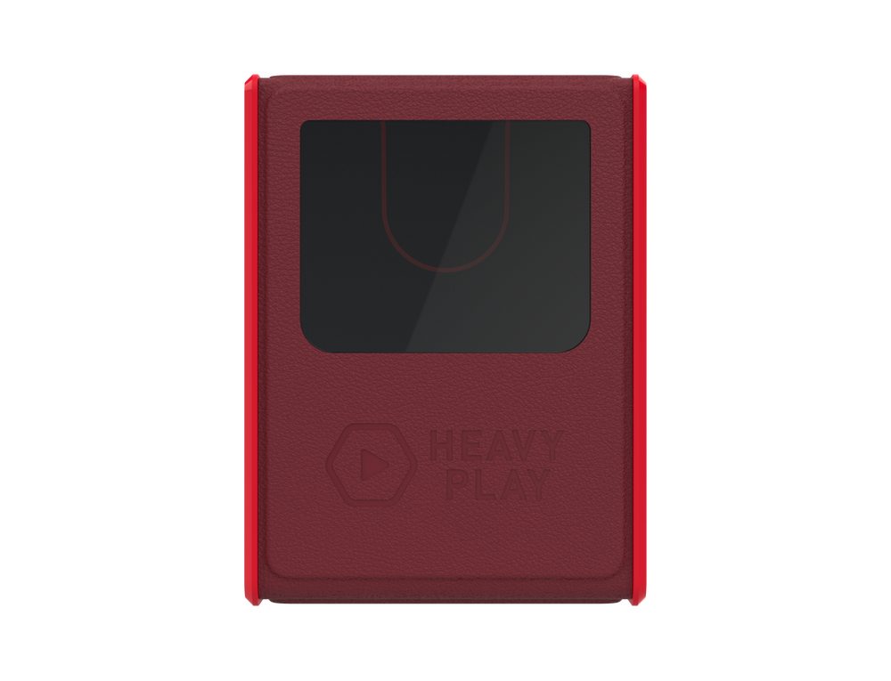 Heavy Play RFG Deck Box MAX: 80 Double Sleeved Barbarian Red