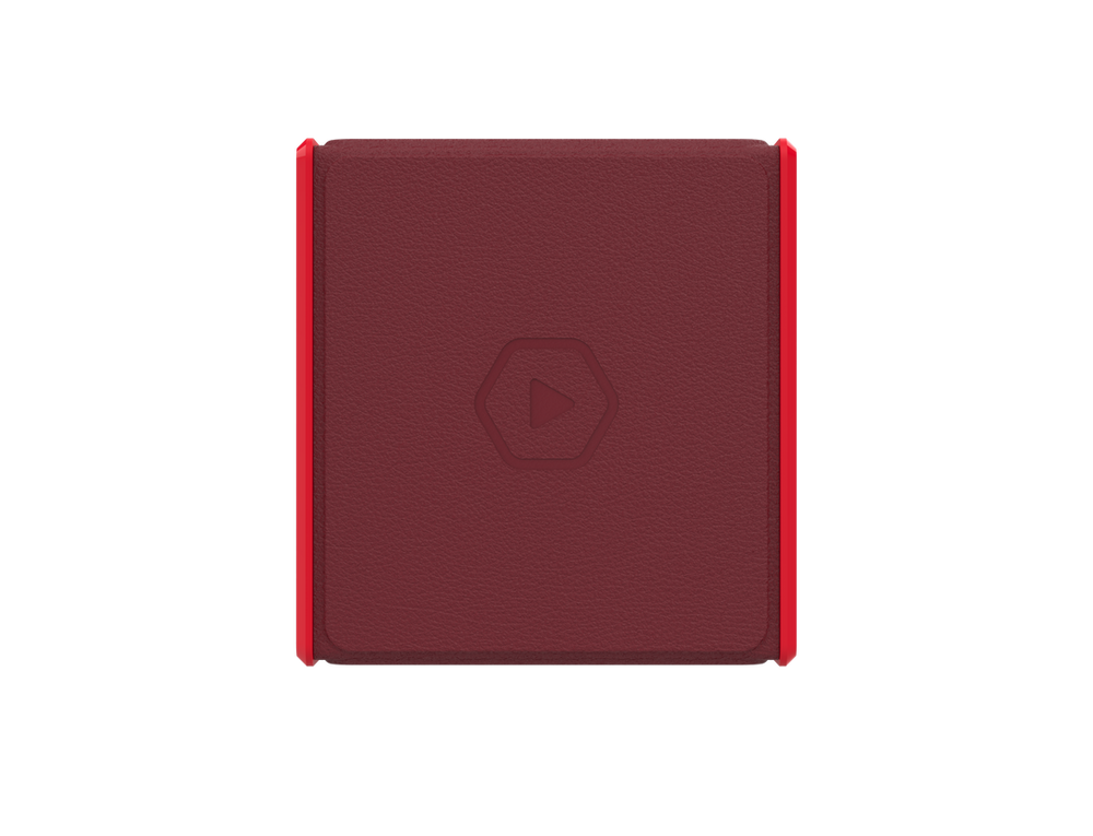 Heavy Play RFG Deck Box MAX: 100 Double Sleeved Barbarian Red