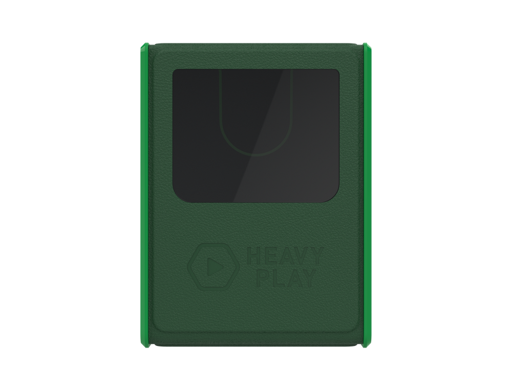 Heavy Play RFG Deck Box MAX: 100 Double Sleeved Ranger Green