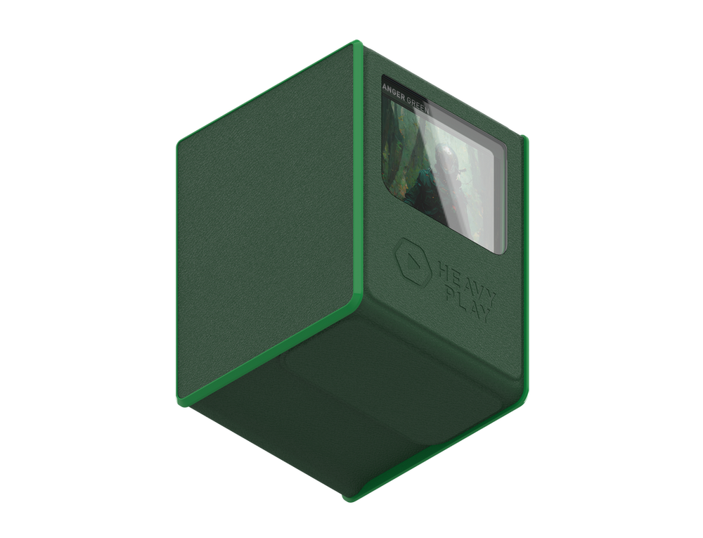 Heavy Play RFG Deck Box MAX: 80 Double Sleeved Ranger Green