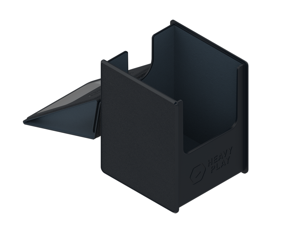 Heavy Play RFG Deck Box MAX: 100 Double Sleeved Warlock Black