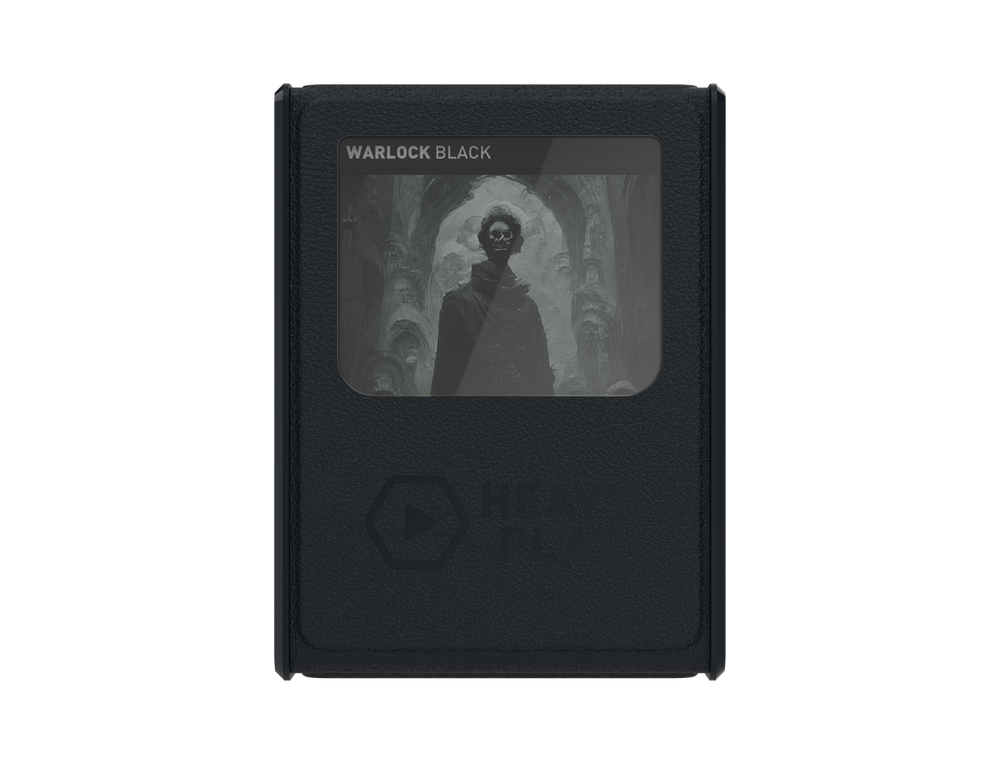 Heavy Play RFG Deck Box MAX: 80 Double Sleeved Warlock Black