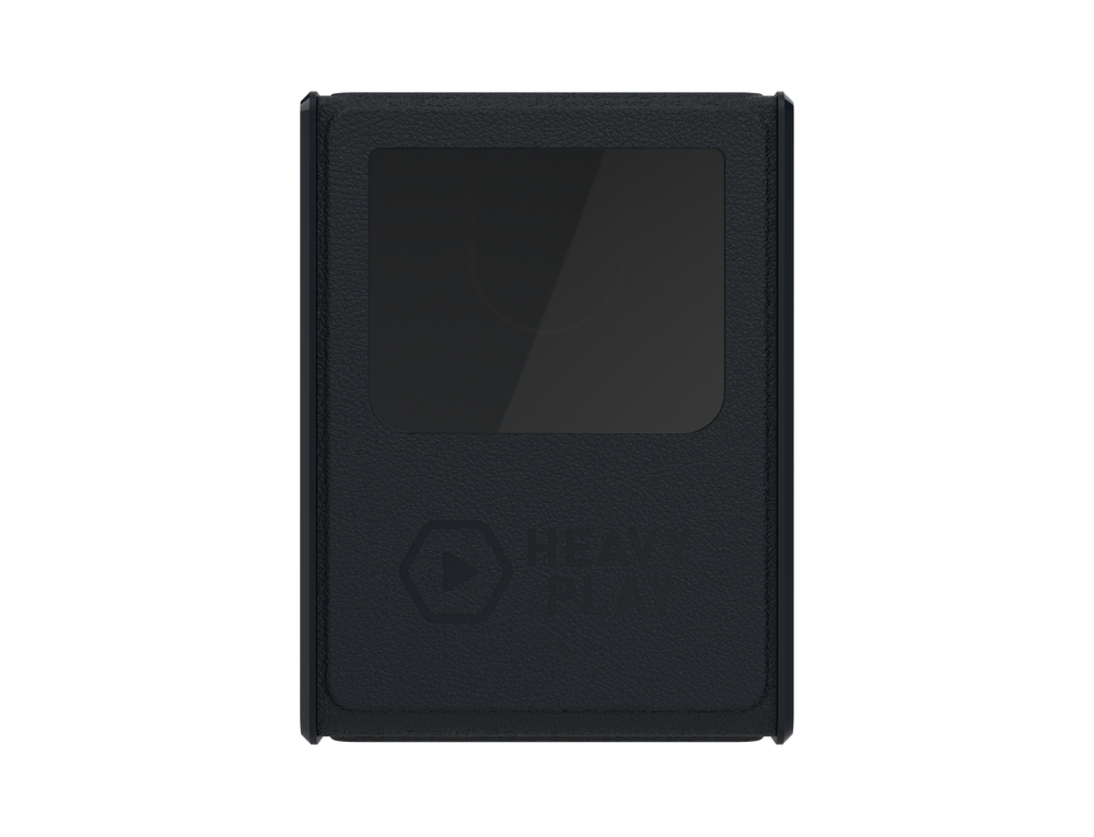 Heavy Play RFG Deck Box MAX: 80 Double Sleeved Warlock Black